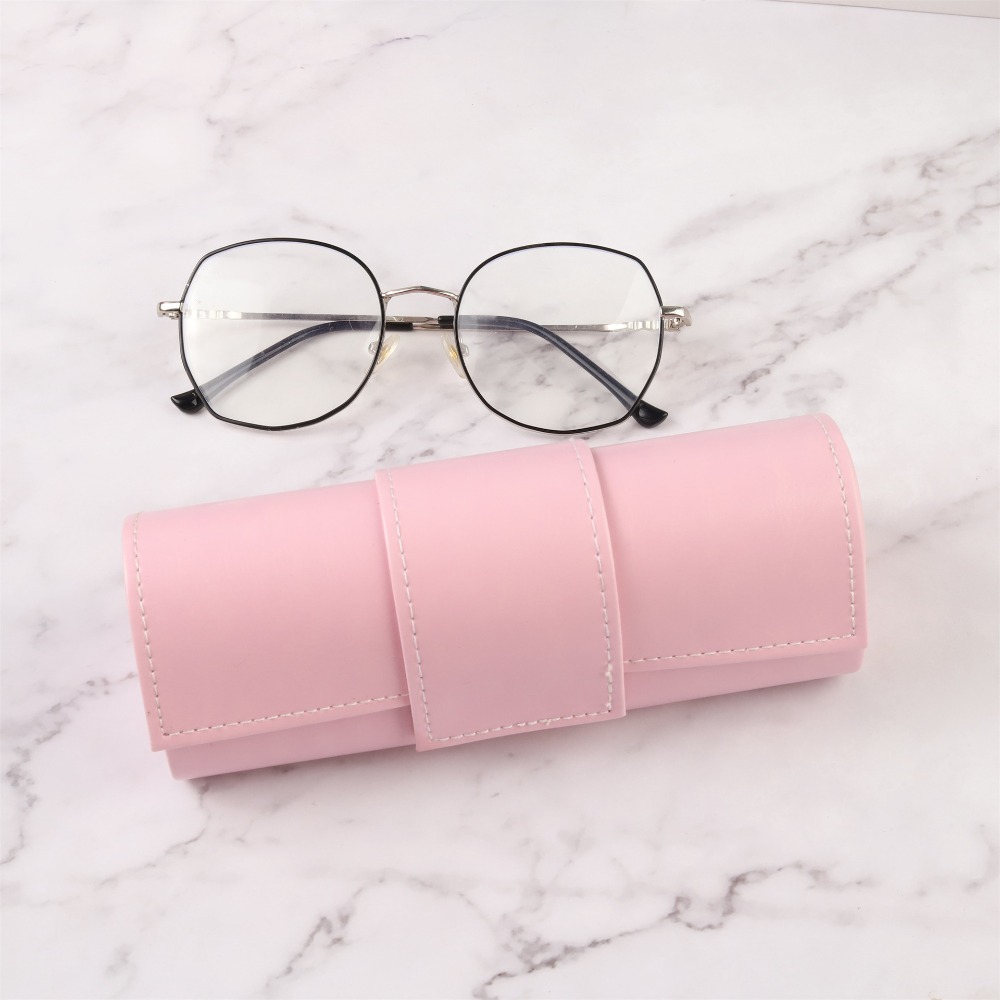 Travel Reading Accessories - กล่องใส่แว่นตาแบบแม่เหล็กปิด ป้องกันการตก กระชับ ทนทาน ตกแต่งด้วยการเย็บอย่างประณีต วัสดุหนัง