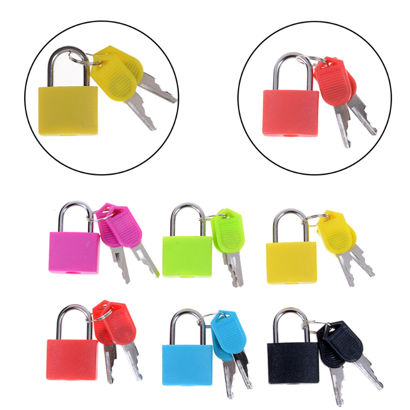Travel Lock Tsa Approved - 1 ชิ้น 30x23 มม. กุญแจเหล็กขนาดเล็ก แข็งแรง