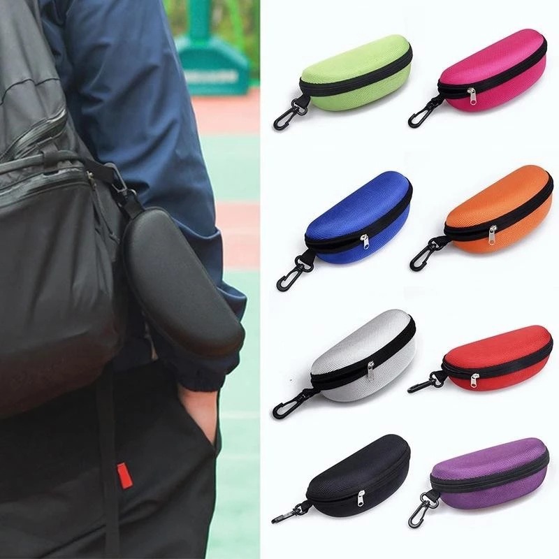 Travel Reading Accessories - ยูนิเซ็กซ์แบบพกพาเดินทางพร้อมตะขอเกี่ยวแว่นตากล่องเก็บแว่นตากรอบแว่นตาแว่นกันแดดสำหรับผู้ชายผู้หญิงอ่าน