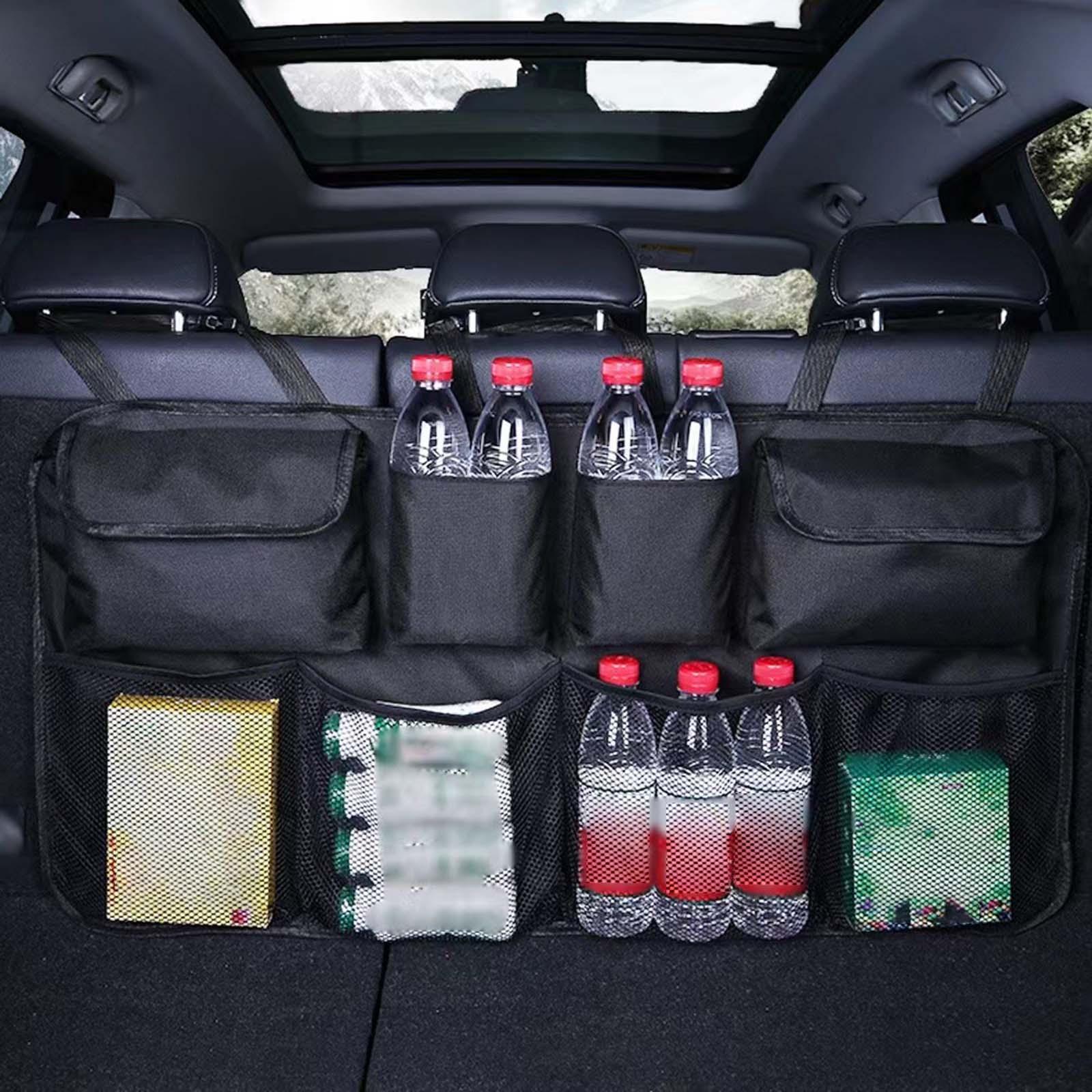 Travel Accessories Organizer Bag - ออแกไนเซอร์สำหรับเบาะหลังรถยนต์ อุปกรณ์เสริมในรถยนต์อเนกประสงค์ ออแกไนเซอร์สำหรับเบาะหลังรถยนต์ กระเป๋าเก็บของสำหรับเบาะหลังรถ SUV อุปกรณ์เสริมสำหรับการเดินทาง