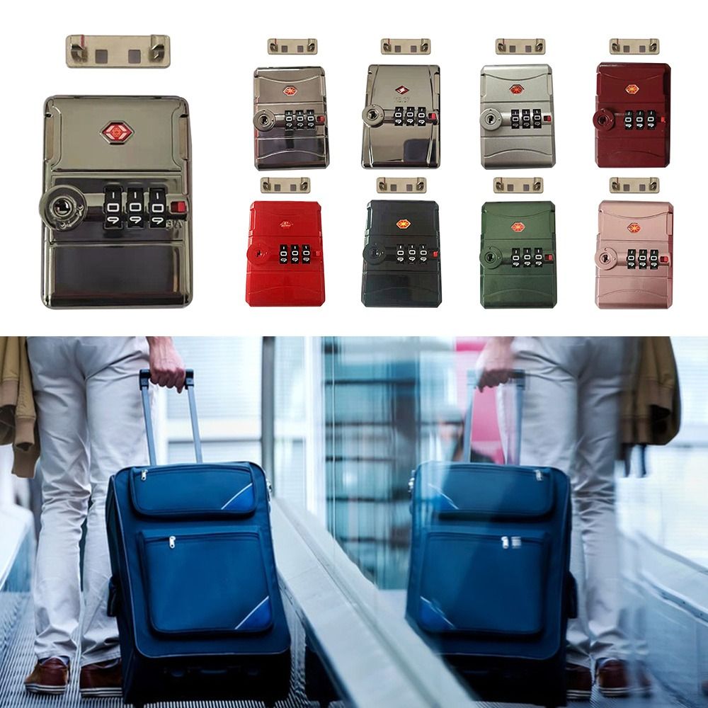 Travel Lock Tsa Approved - กุญแจล็อคแบบพกพา TSA 3 หลัก รหัสผ่าน ล็อคกระเป๋าเดินทาง