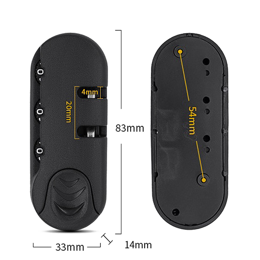 Travel Lock Tsa Approved - กุญแจรหัสแบบหมุน 3 หลัก สำหรับกระเป๋าเดินทาง กระเป๋าเดินทาง กระเป๋าเดินทางแบบมีรหัส