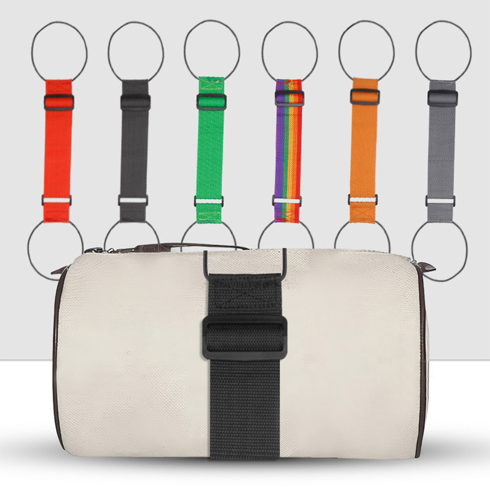 Travel Accessories Luggage Straps - สายรัดกระเป๋าอเนกประสงค์แบบยืดหยุ่น สายรัดกระเป๋าแบบปรับได้ สายรัดกระเป๋าเดินทาง สายรัดกระเป๋าเดินทางแบบยืดหยุ่น