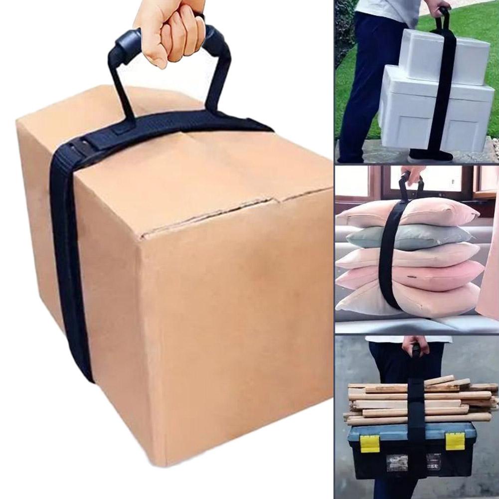 Luggage Strap Belt - สายรัดหิ้วรูปตัว H สายรัดเคลื่อนย้ายแบบปรับได้ ยกกล่องหนัก กระบอกสูบ แผ่นรองนอนสำหรับตั้งแคมป์
