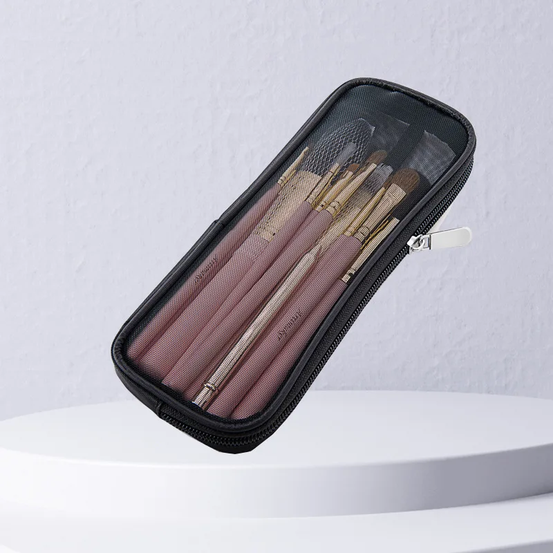 Travel Accessories Organizer Bag - แปรงแต่งหน้ากระเป๋าเดินทางเครื่องสําอางค์กระเป๋าใส่เครื่องสําอางค์สําหรับผู้ชายผู้หญิงเครื่องมือความงามตาข่าย Dopp ชุดกระเป๋าล้างอุปกรณ์จัดเก็บข้อมูล