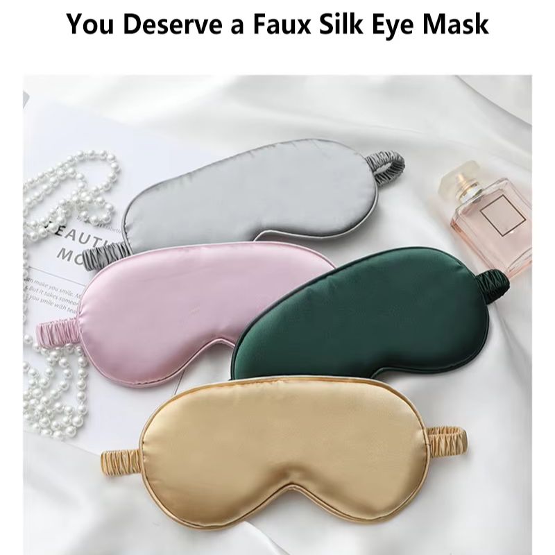 ผ้าปิดตาสำหรับนอนหลับแบบสองด้า - Travel Accessories Eye Mask บทวิจารณ์และราคา
