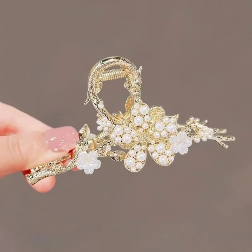 กิ๊บติดผมโลหะ 1 ชิ้น ประดับมุก - Travel Accessories For Girls บทวิจารณ์และราคา