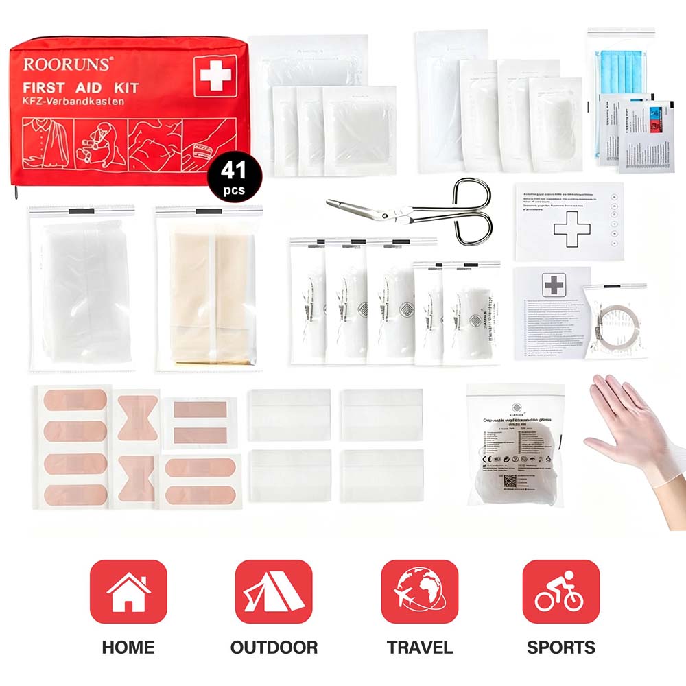 ชุดปฐมพยาบาลสำหรับเดินทาง 41 ช - Travel Accessories Needed บทวิจารณ์และราคา