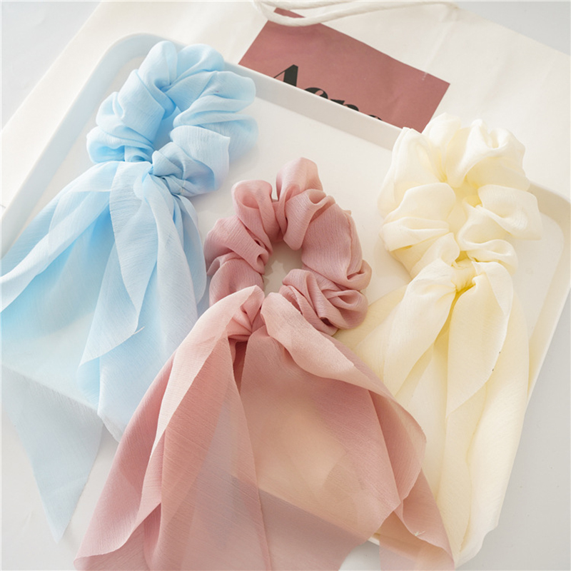 1 PC แฟชั่น 25 ซม.ชีฟองยาวริบบ - Travel Accessories For Girls บทวิจารณ์และราคา