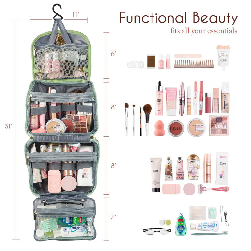 กระเป๋าใส่เครื่องสำอางกันน้ำแบ - Travel Accessories Needed บทวิจารณ์และราคา