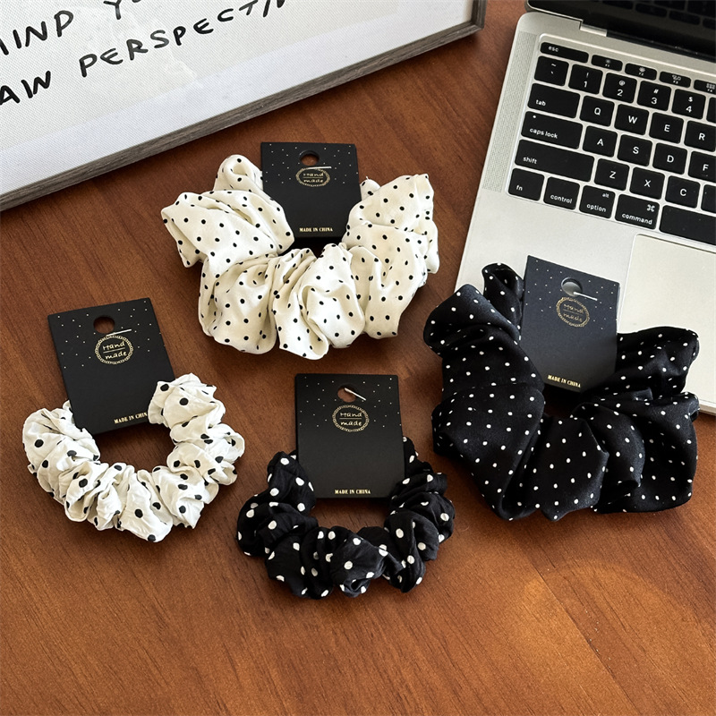 11 ซม./14 ซม.Dot ผ้า Scrunchie - Travel Accessories For Girls บทวิจารณ์และราคา
