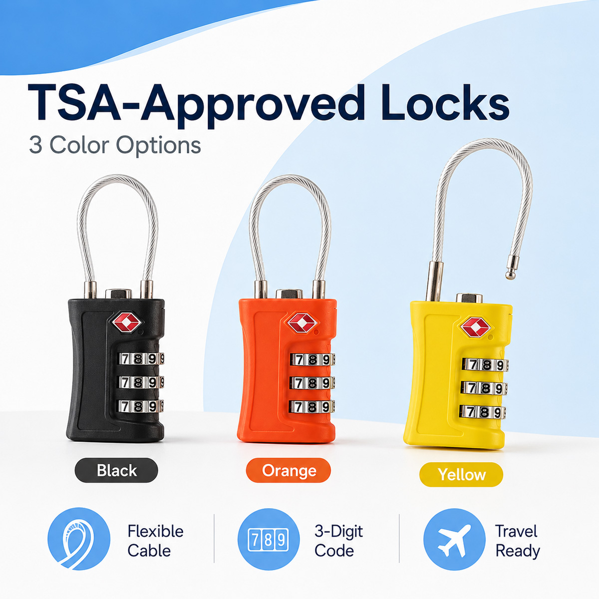 TSA ได้รับการอนุมัติสำหรับล็อค - Travel Lock Tsa Approved บทวิจารณ์และราคา