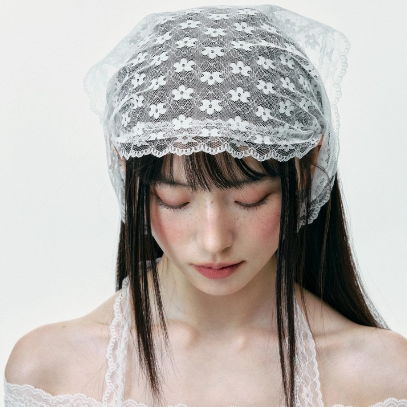 ผ้าพันคอผ้าลูกไม้สไตล์วินเทจแบ - Travel Accessories Neck บทวิจารณ์และราคา