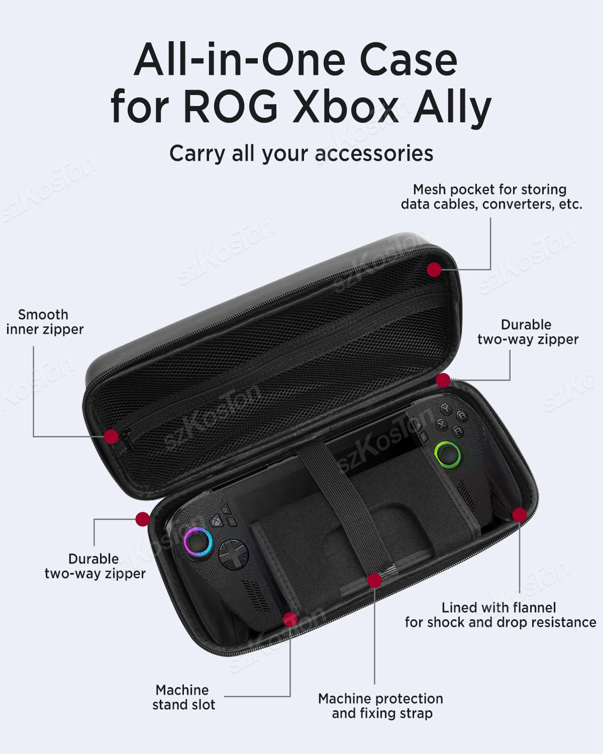 กระเป๋าเก็บของแบบพกพา PU สำหรั - Xbox Travel Accessories บทวิจารณ์และราคา