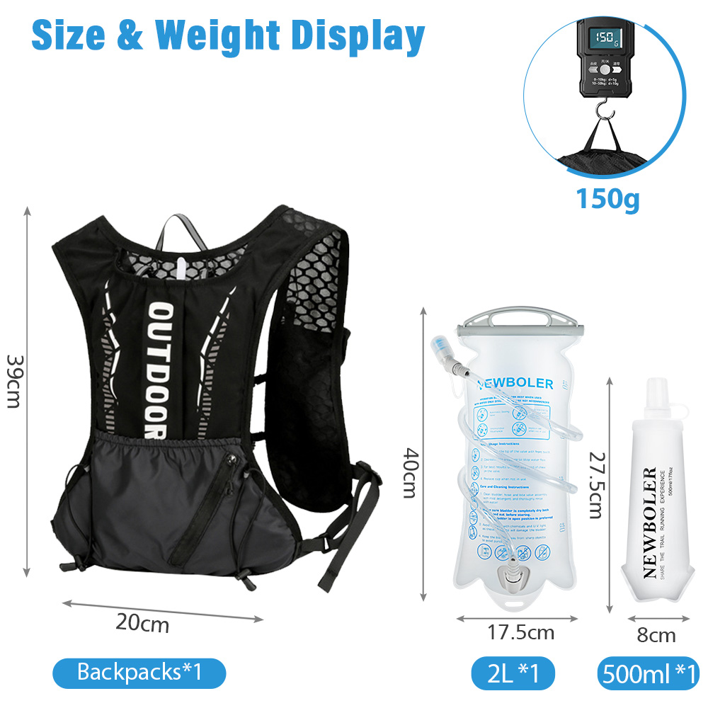 กระเป๋าเป้สะพายหลังสำหรับวิ่งอ - Hydration Pack Backpack บทวิจารณ์และราคา
