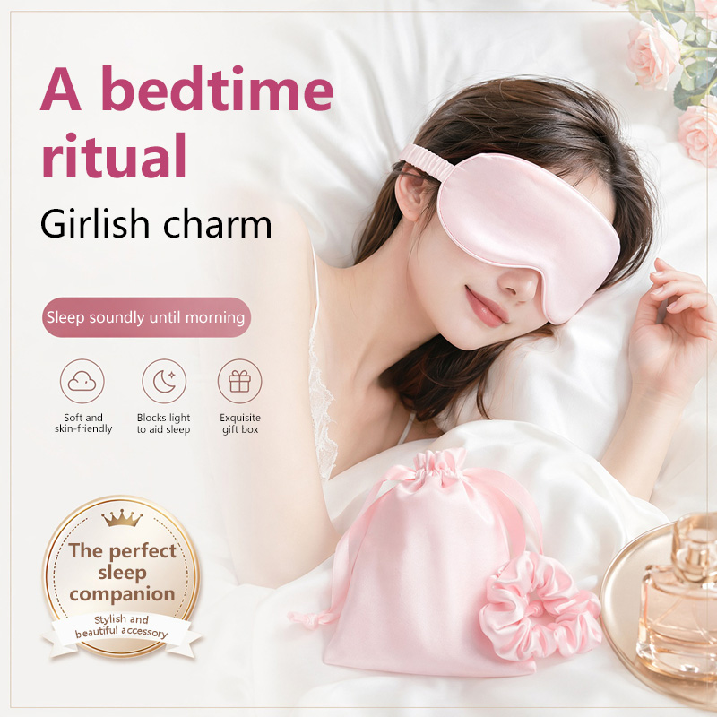 ชุดผ้าปิดตาไหม 3 ชิ้น ปิดกั้นแ - Travel Accessories Eye Mask บทวิจารณ์และราคา