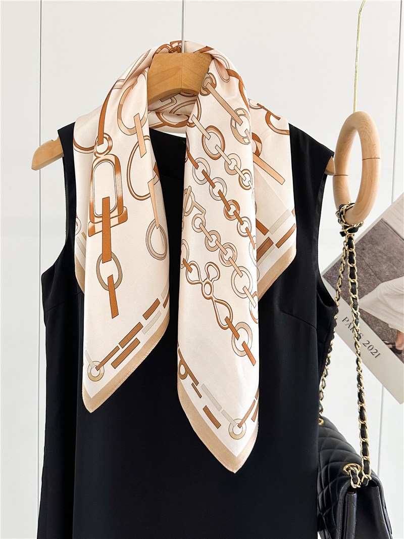 ผ้าพันคอไหมฤดูร้อนผืนเล็กสำหรั - Travel Accessories Neck บทวิจารณ์และราคา