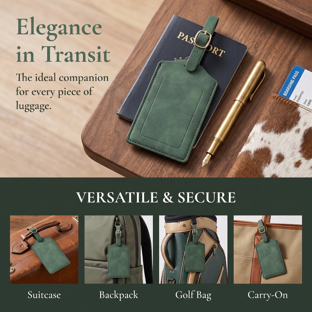 ป้ายติดกระเป๋าเดินทางหนัง PU ป - Travel Access บทวิจารณ์และราคา