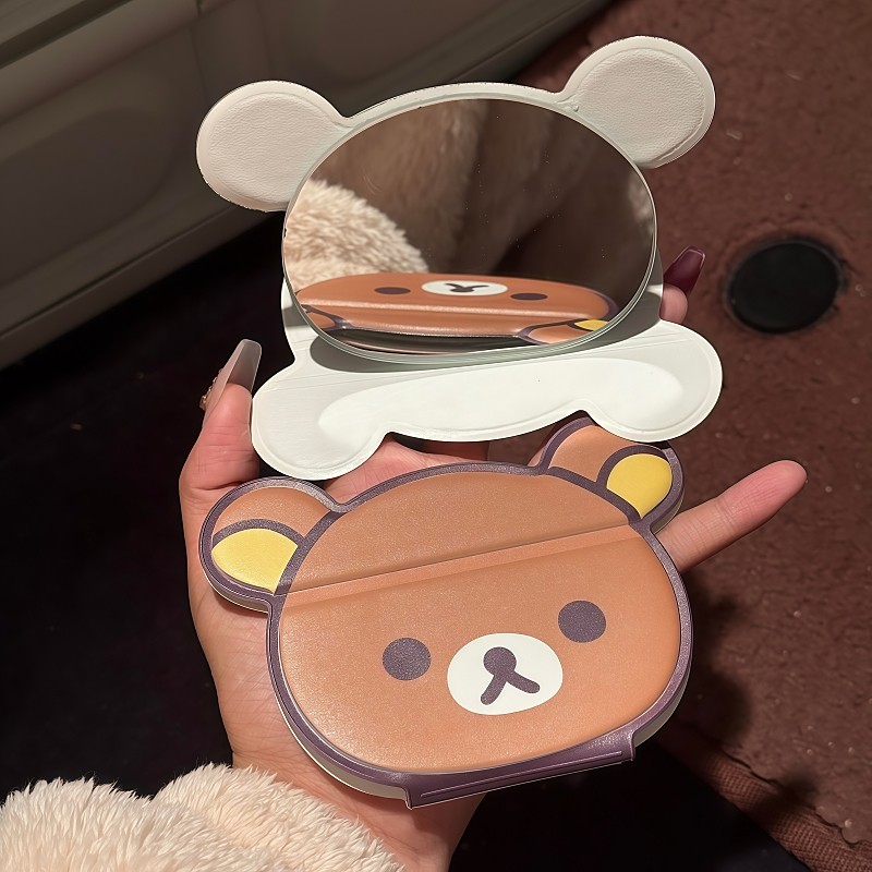 ริลัคคุมะกระจกแต่งหน้าแบบพับได - Travel Accessories For Girls บทวิจารณ์และราคา