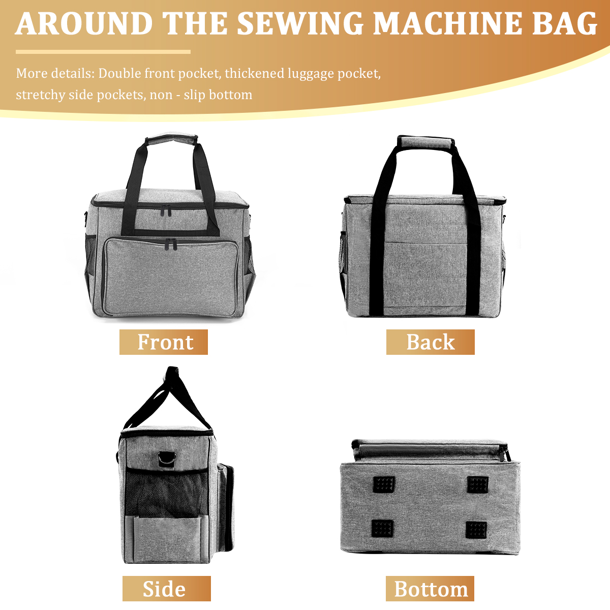 กระเป๋าใส่จักรเย็บผ้า KOKNIT ก - Travel Accessories Organizer Bag บทวิจารณ์และราคา