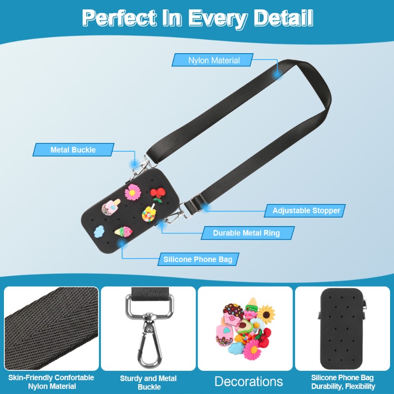 กระเป๋าสะพายข้างซิลิโคนแบบพกพา - Travel Accessories Organizer Bag บทวิจารณ์และราคา