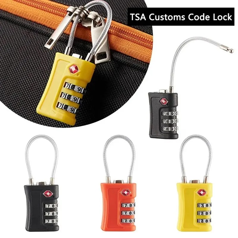 กุญแจล็อค TSA แบบ 3 หลัก รหัสผ - Travel Lock Tsa Approved บทวิจารณ์และราคา