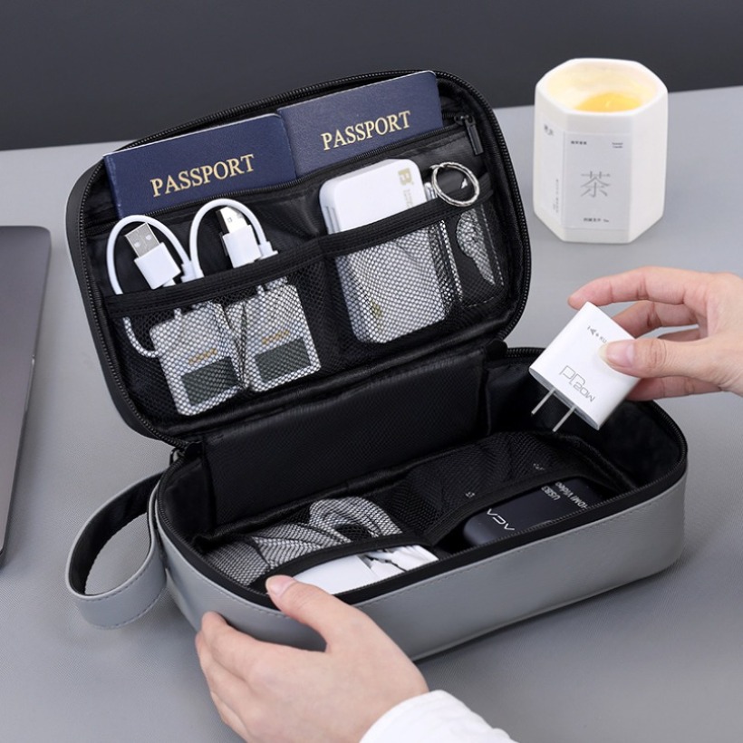 กระเป๋าเก็บอุปกรณ์ดิจิตอลแบบพก - Travel Accessories Organizer Bag บทวิจารณ์และราคา