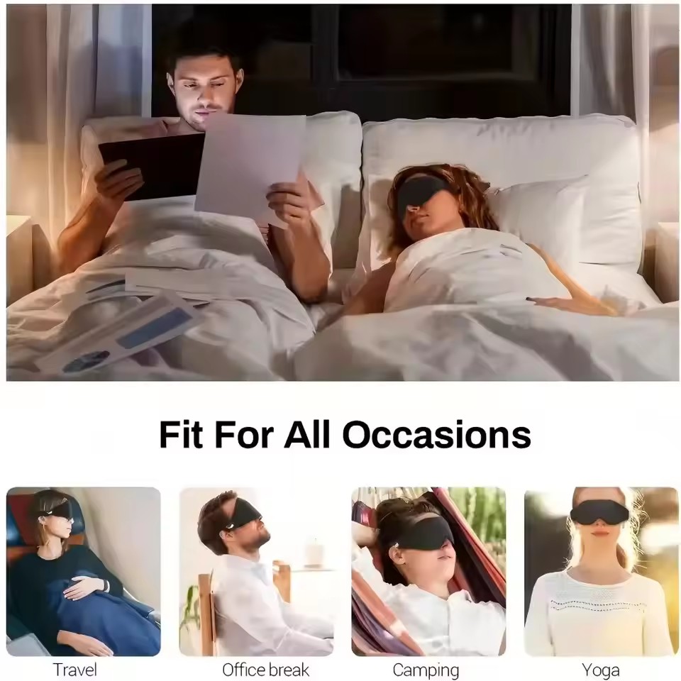 หน้ากากปิดตา 3D, หน้ากากปิดตาน - Travel Accessories Eye Mask บทวิจารณ์และราคา