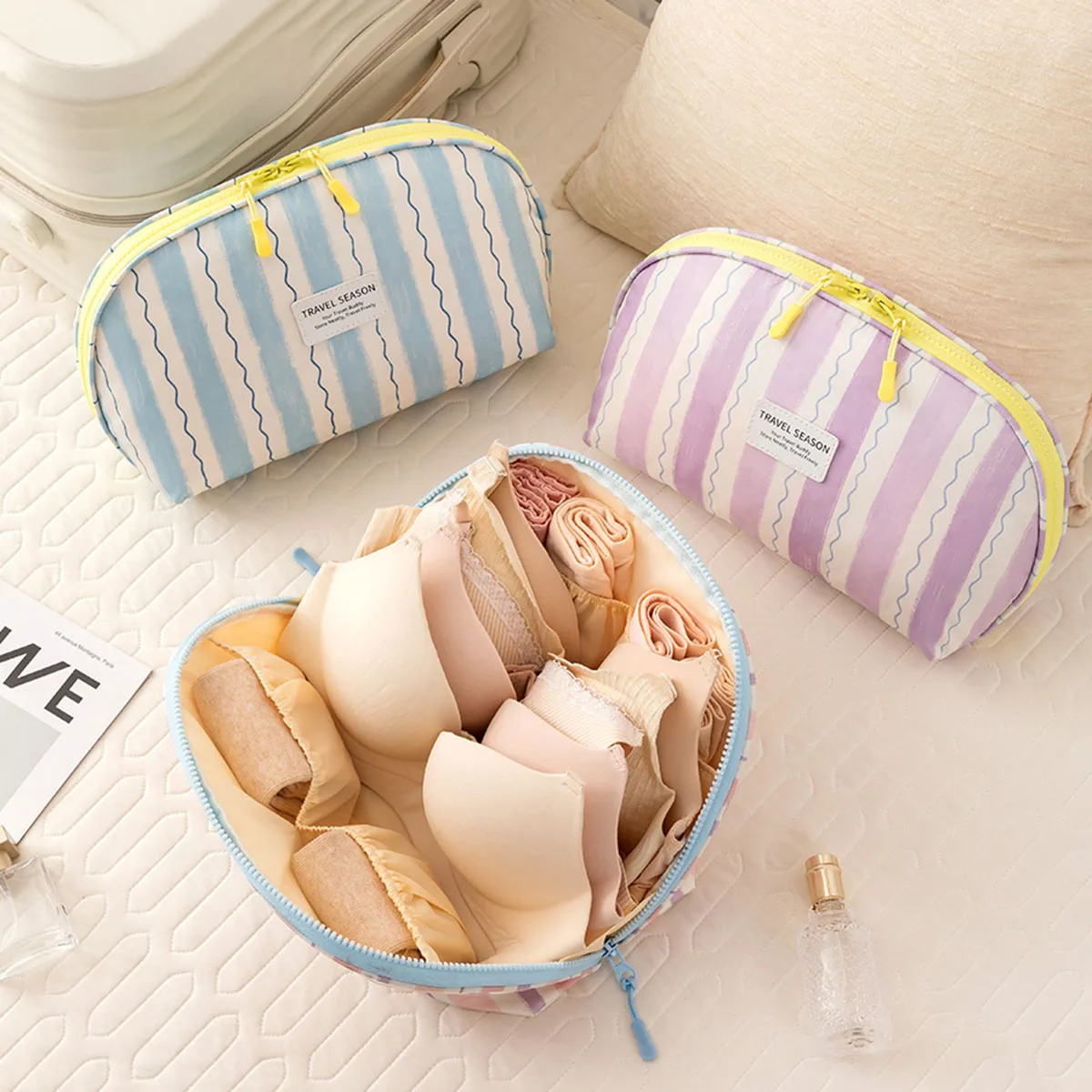 กระเป๋าเก็บชุดชั้นในแบบพกพาอเน - Travel Accessories Organizer Bag บทวิจารณ์และราคา