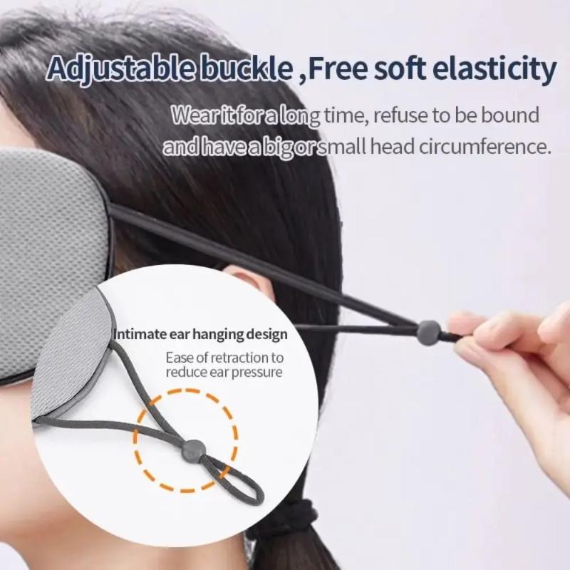 (.) หน้ากากปิดตาไอซ์ซิลค์ ปรับ - Travel Accessories Eye Mask บทวิจารณ์และราคา