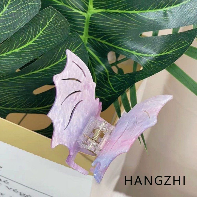 Hangzhi กิ๊บหนีบผมค้างคาวกลิตเ - Travel Accessories For Girls บทวิจารณ์และราคา