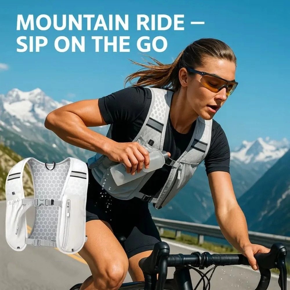 เสื้อกั๊กวิ่งสะท้อนแสงกันน้ำ ร - Hydration Pack Backpack บทวิจารณ์และราคา