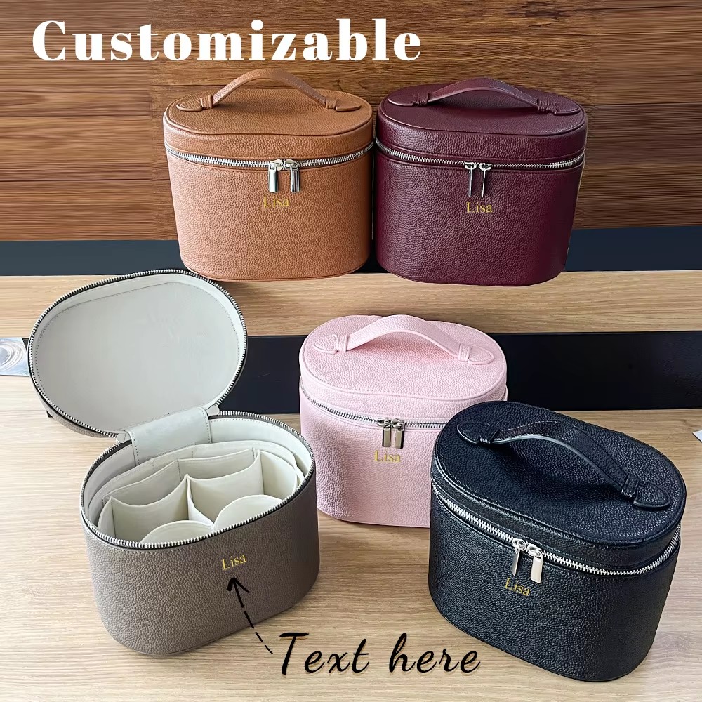 กระเป๋าเครื่องสำอางหนัง PU ควา - Travel Accessories Organizer Bag บทวิจารณ์และราคา