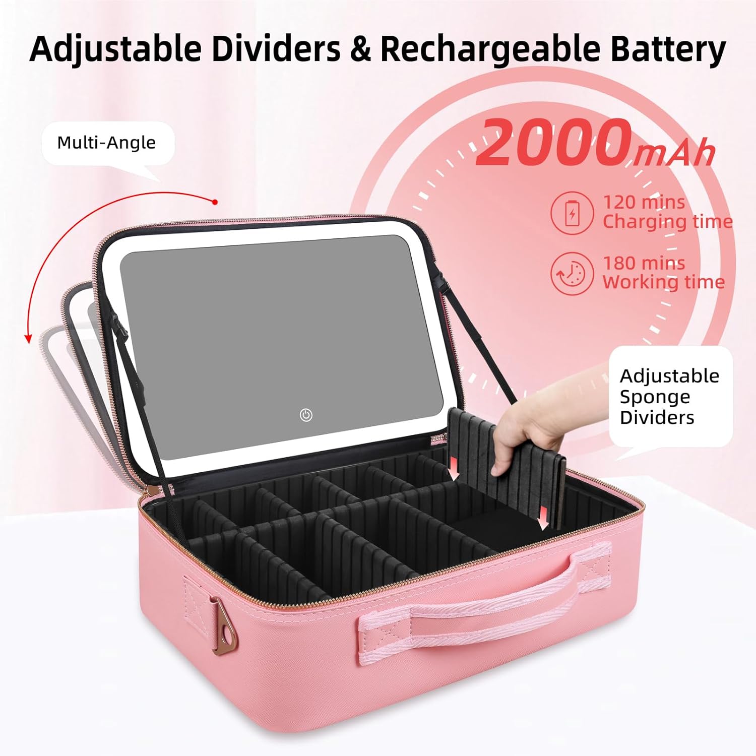 กระเป๋าเครื่องสำอางขนาดใหญ่ 15 - Travel Accessories Organizer Bag บทวิจารณ์และราคา