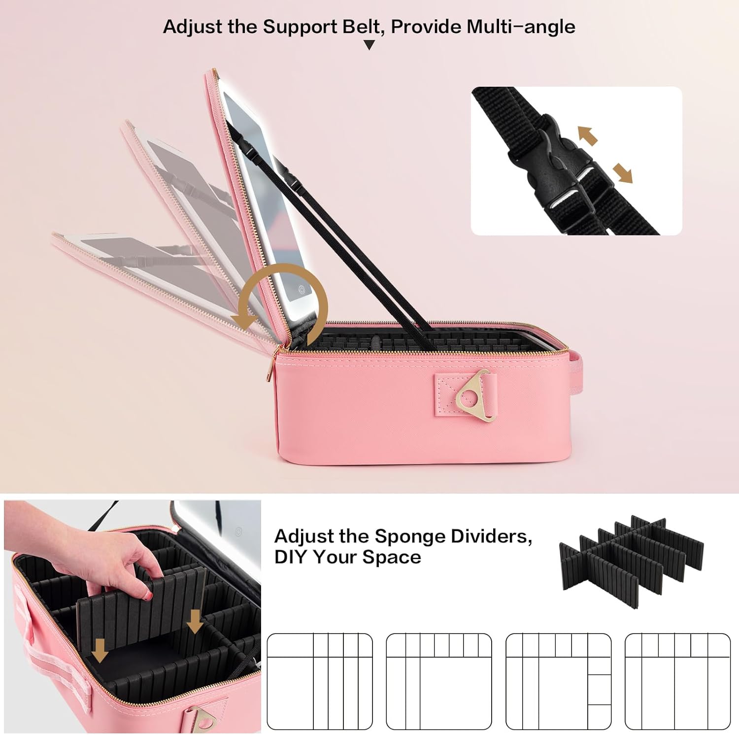 กระเป๋าเครื่องสำอางขนาดใหญ่ 15 - Travel Accessories Organizer Bag บทวิจารณ์และราคา